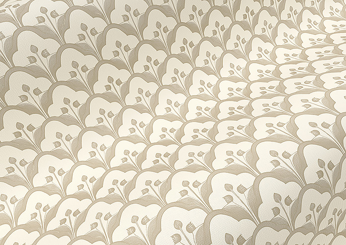 Scallop and Bud, Cashmere - Twist&Fit Roller Blind - Image 4